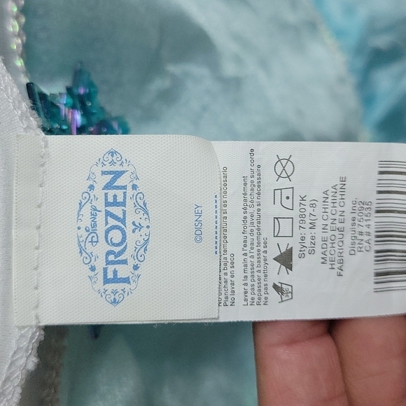 Disney Frozen Elsa dress costume size medium (7-8) - Picture 2 of 10